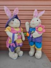 PAIR OF 2.5 FT. BUNNY HOLIDAY DECOR