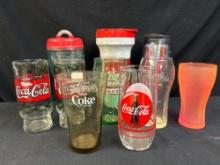 Coca-Cola (Coke) Glasses and Cups, Lot of 10