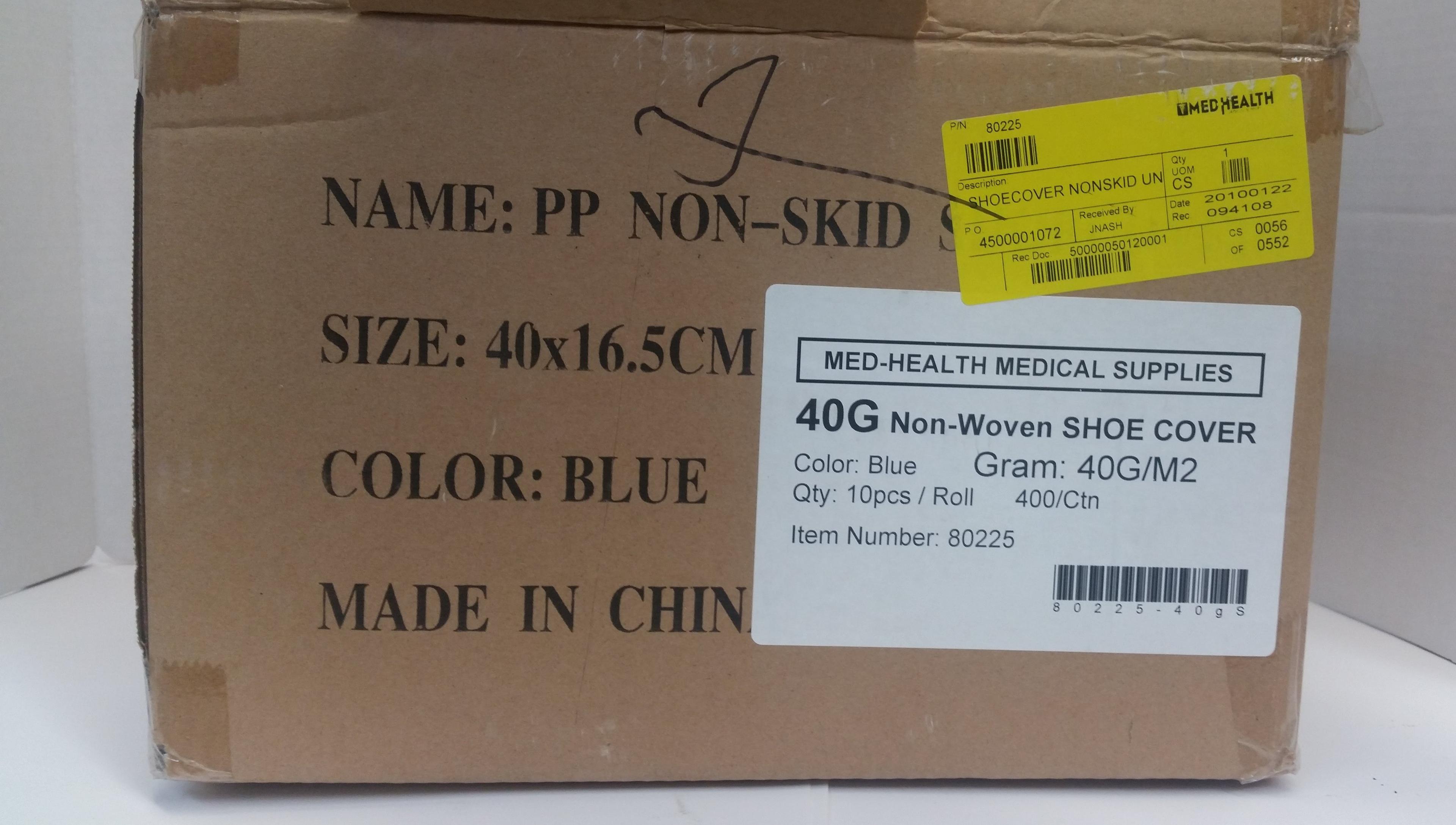 Case Of Non-skid Shoecovers 400 Pairs Total