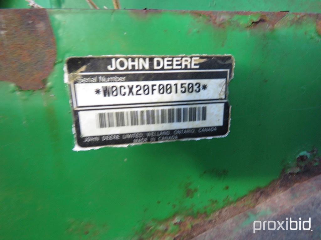 JOHN DEERE CX20 ROTARY CUTTER, SN W0CX20F001503