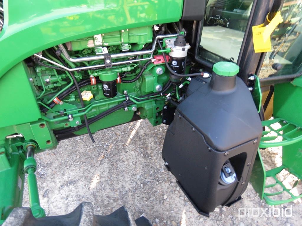 JOHN DEERE 5100E TRACTOR, 101HP, CAB, MFWD, SN 1LV5100EKGG400813, 792 HRS.