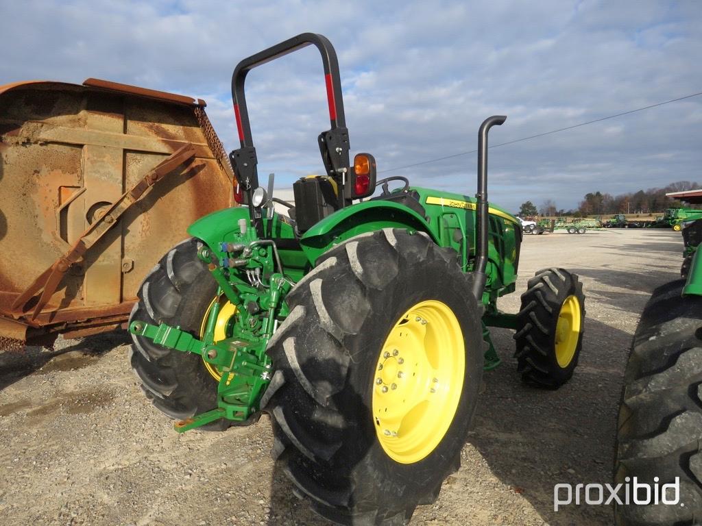 JOHN DEERE 5085E TRACTOR, O/S, MFWD, SN 1LV5085ECFY410093, 180 HRS.