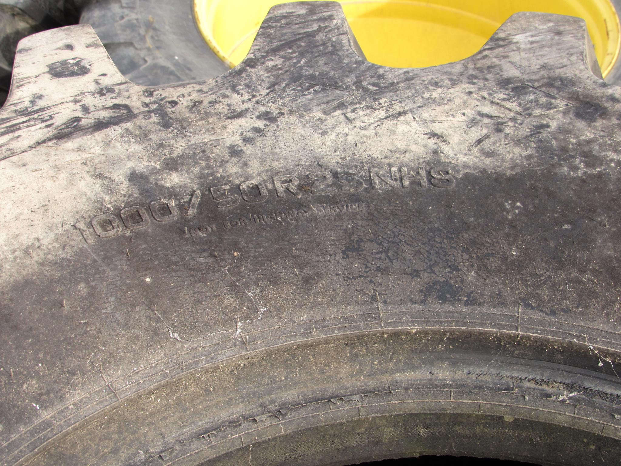 (2) Goodyear Floater Tires for Spreader Truck