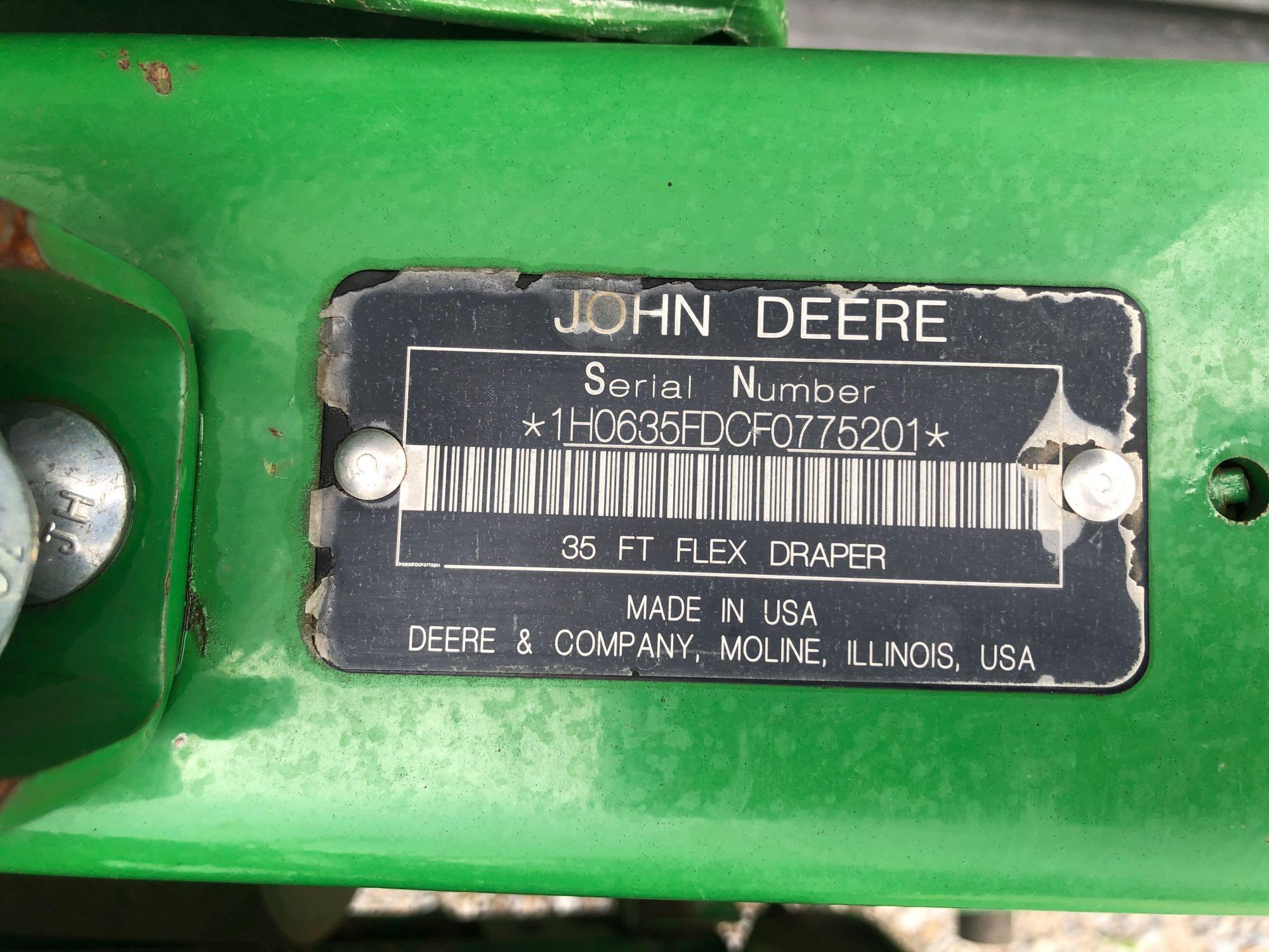 635FD JOHN DEERE FLEX DRAPER