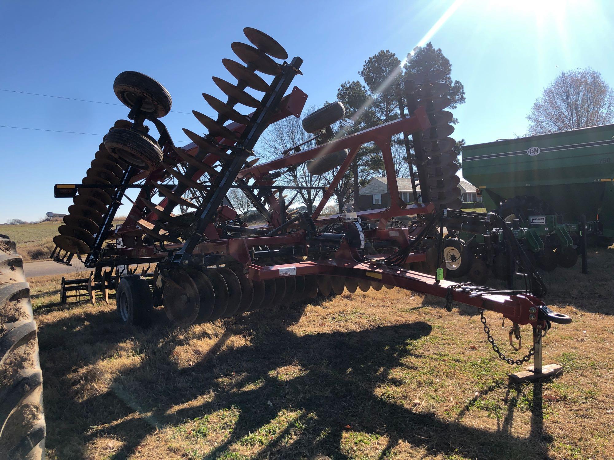 345 Case IH Disk w/ Rolling Baskets