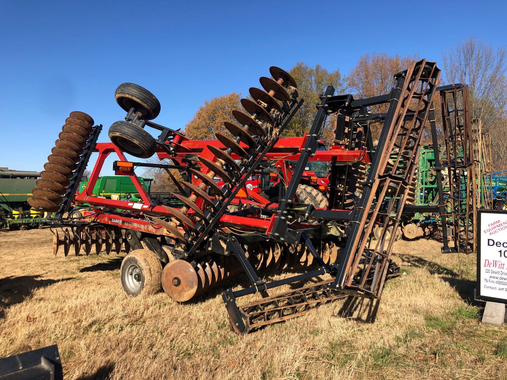 345 Case IH Disk w/ Rolling Baskets