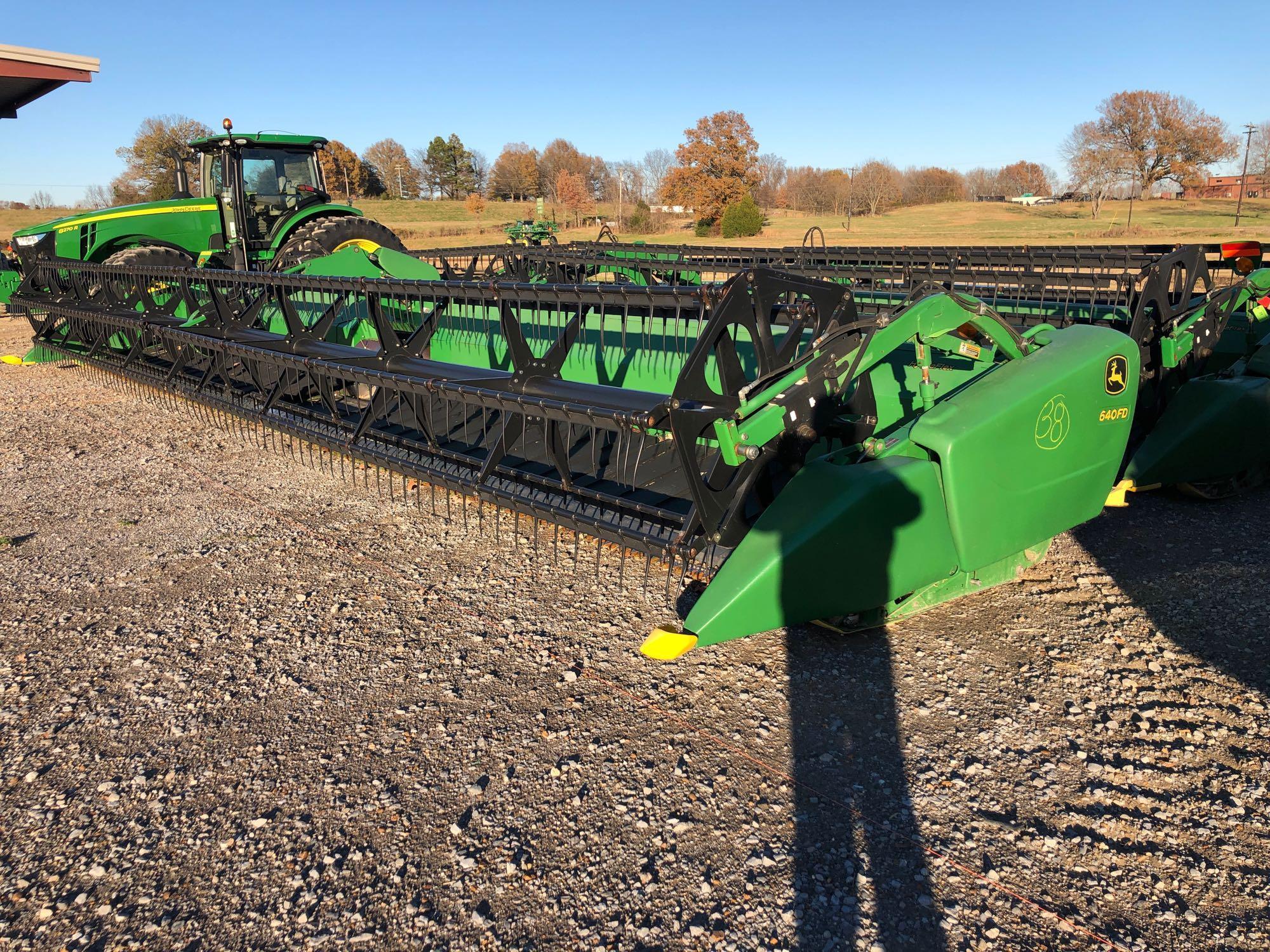 640FD John Deere Flex Draper Platform, SN 765234