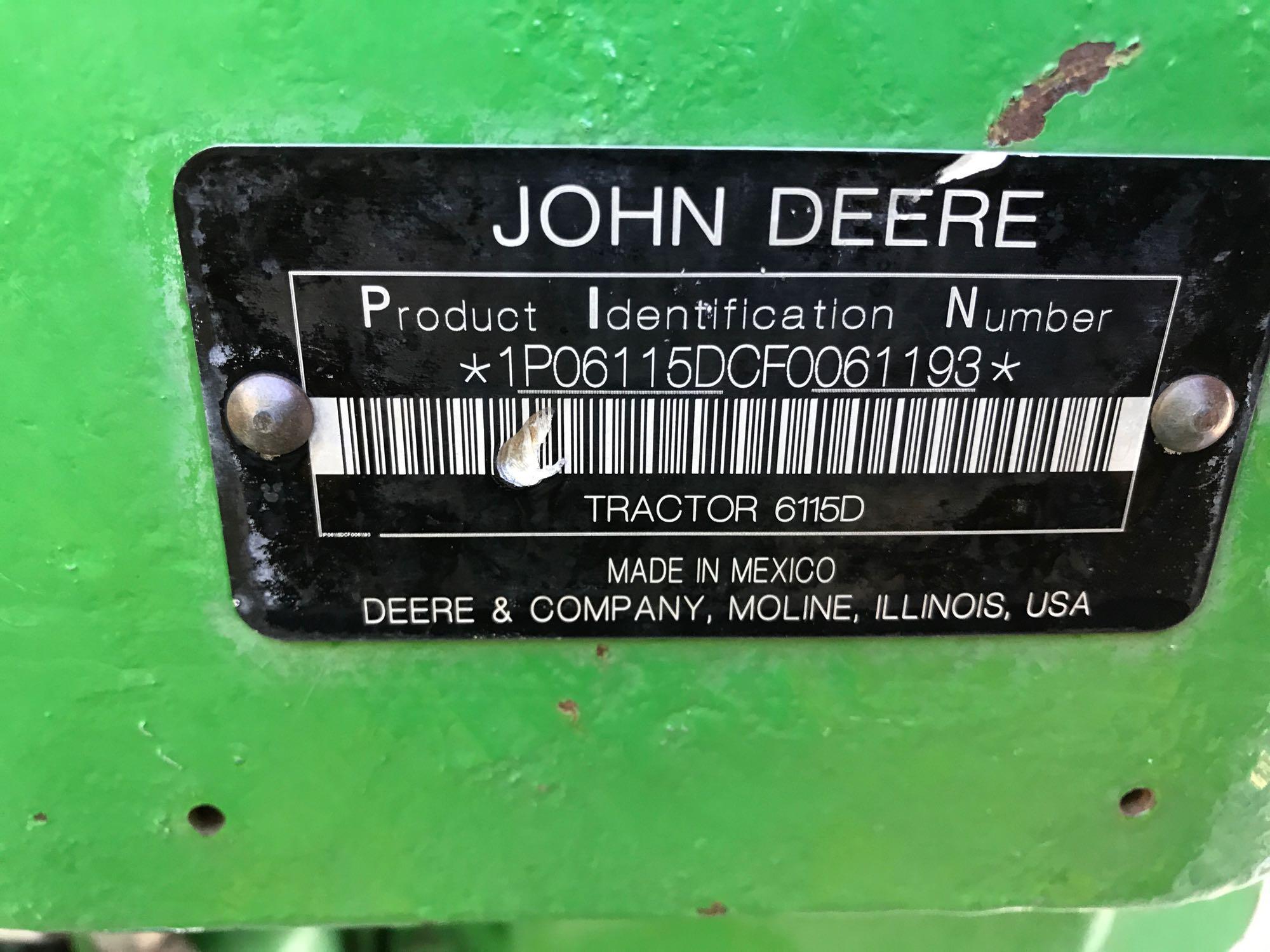 John Deere 6115D MFWD