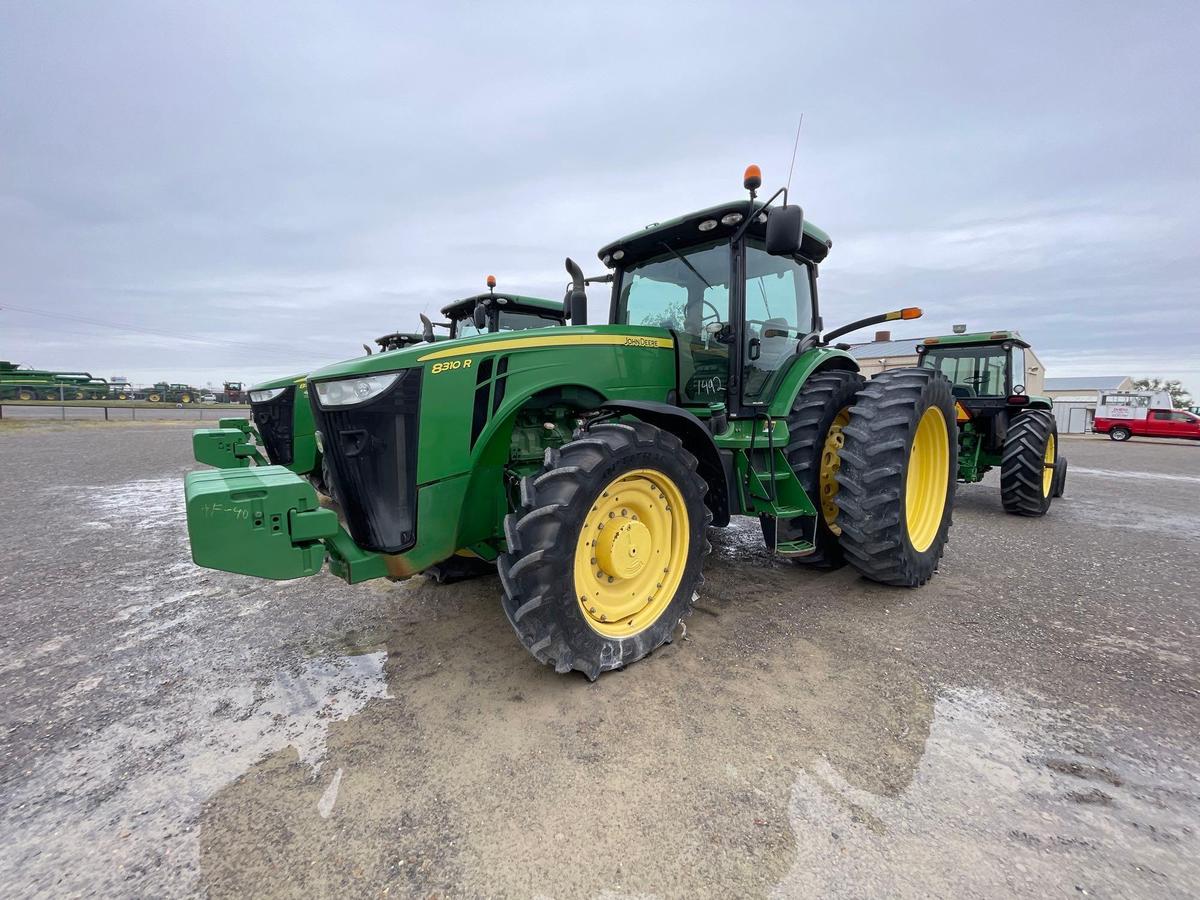 8310R JOHN DEERE TRACTOR, 2013 YR., MFWD