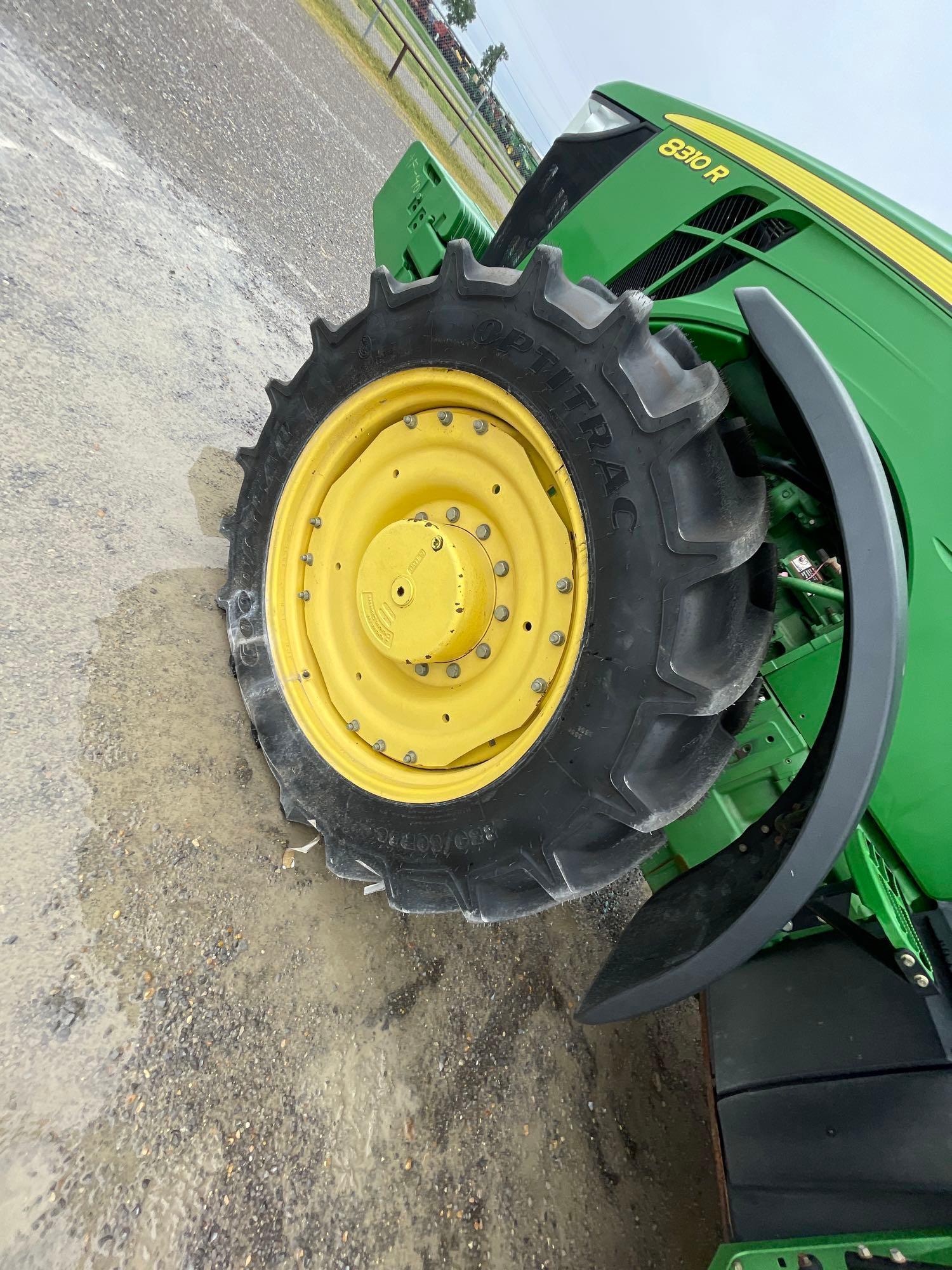 8310R JOHN DEERE TRACTOR, 2013 YR., MFWD