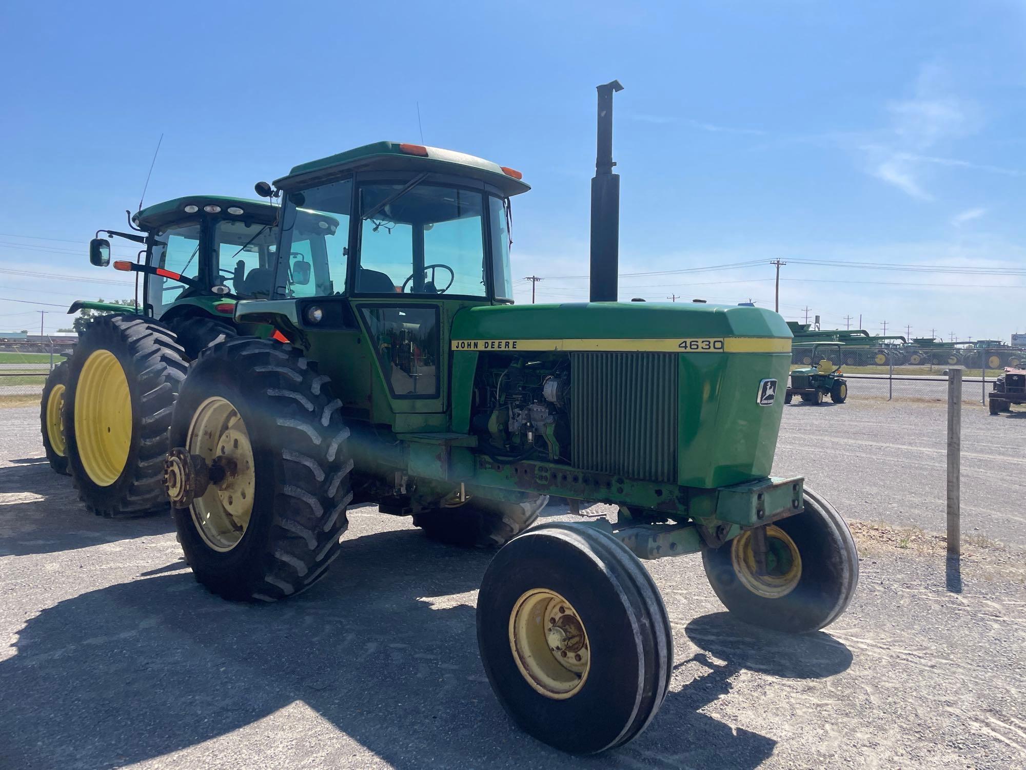 4630 JOHN DEERE TRACTOR, 2 WH.