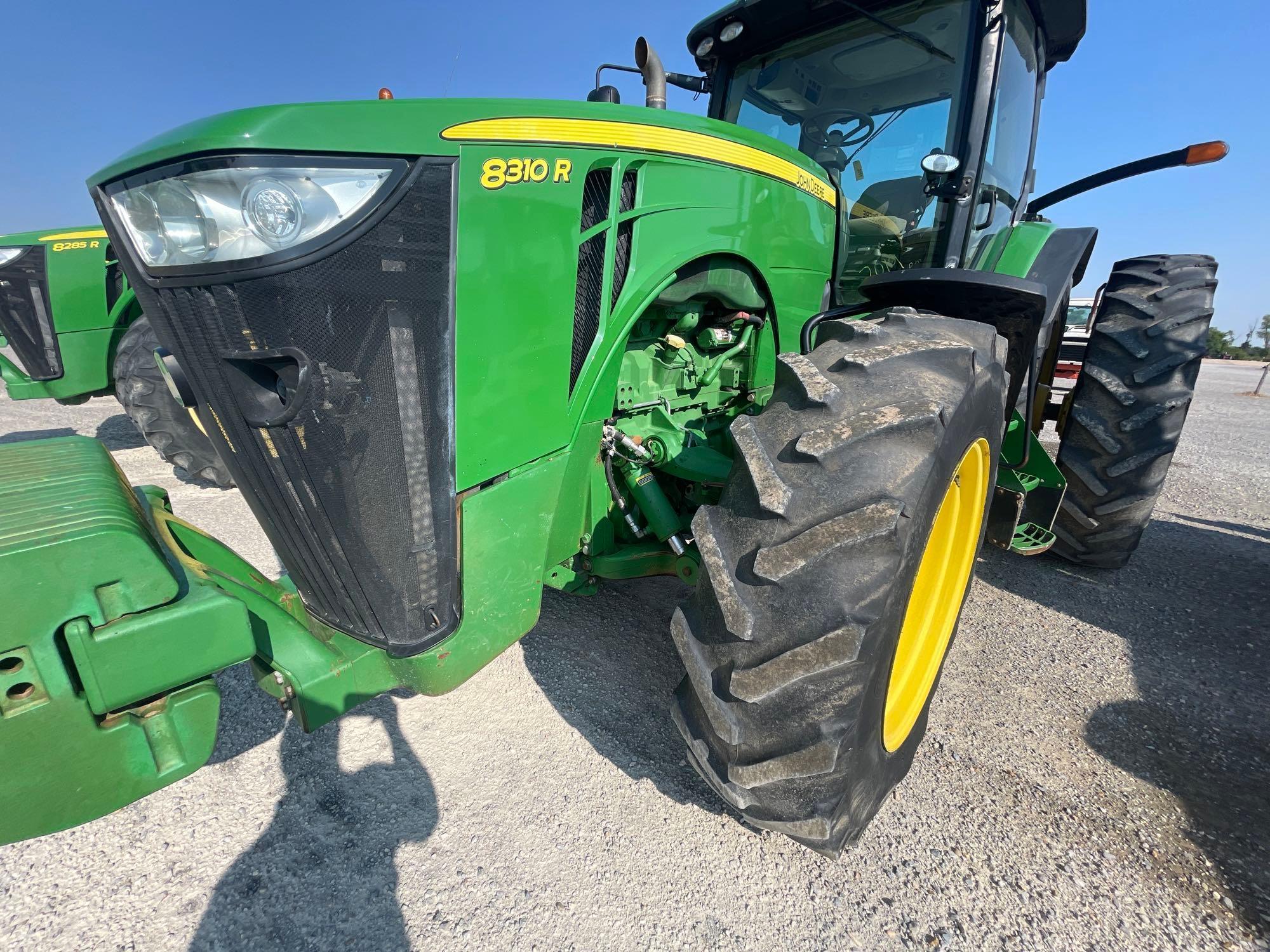 8310R JOHN DEERE TRACTOR, 2013 YR., MFWD