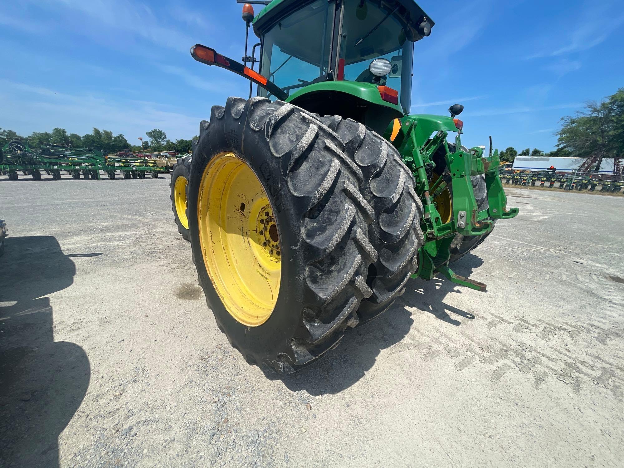 8430 JOHN DEERE TRACTOR, MFWD, 2008 YR.