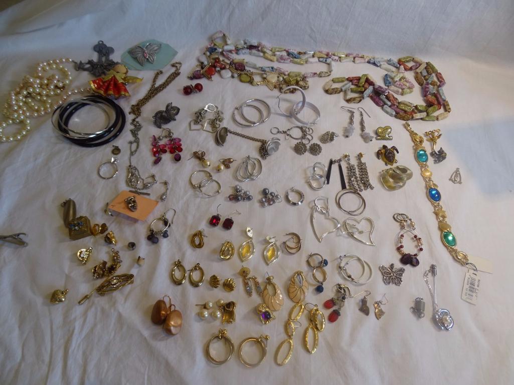 Costume Earrings and Lot