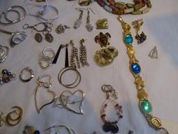 Costume Earrings and Lot