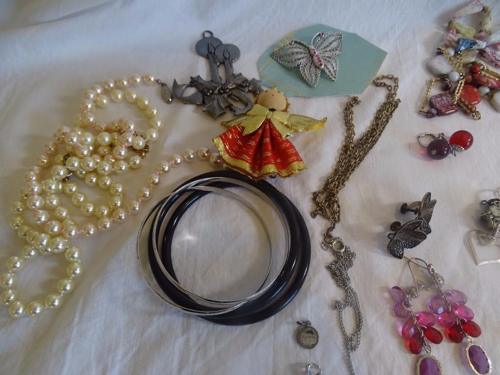 Costume Earrings and Lot