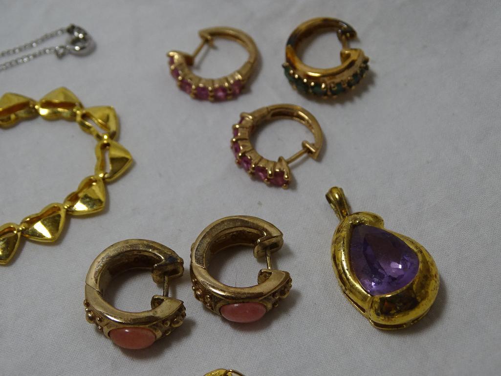 Vermeil Jewelry Lot