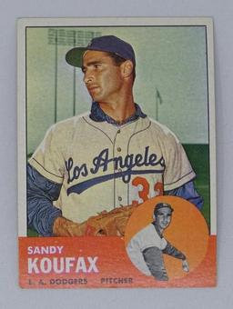 1963 Topps Randy Koufax Card