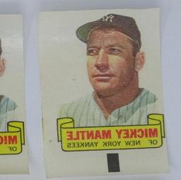 Four 1966 Topps Rub offs