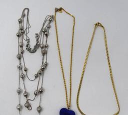 3 Costume Necklaces