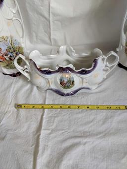 German porcelain center piece set