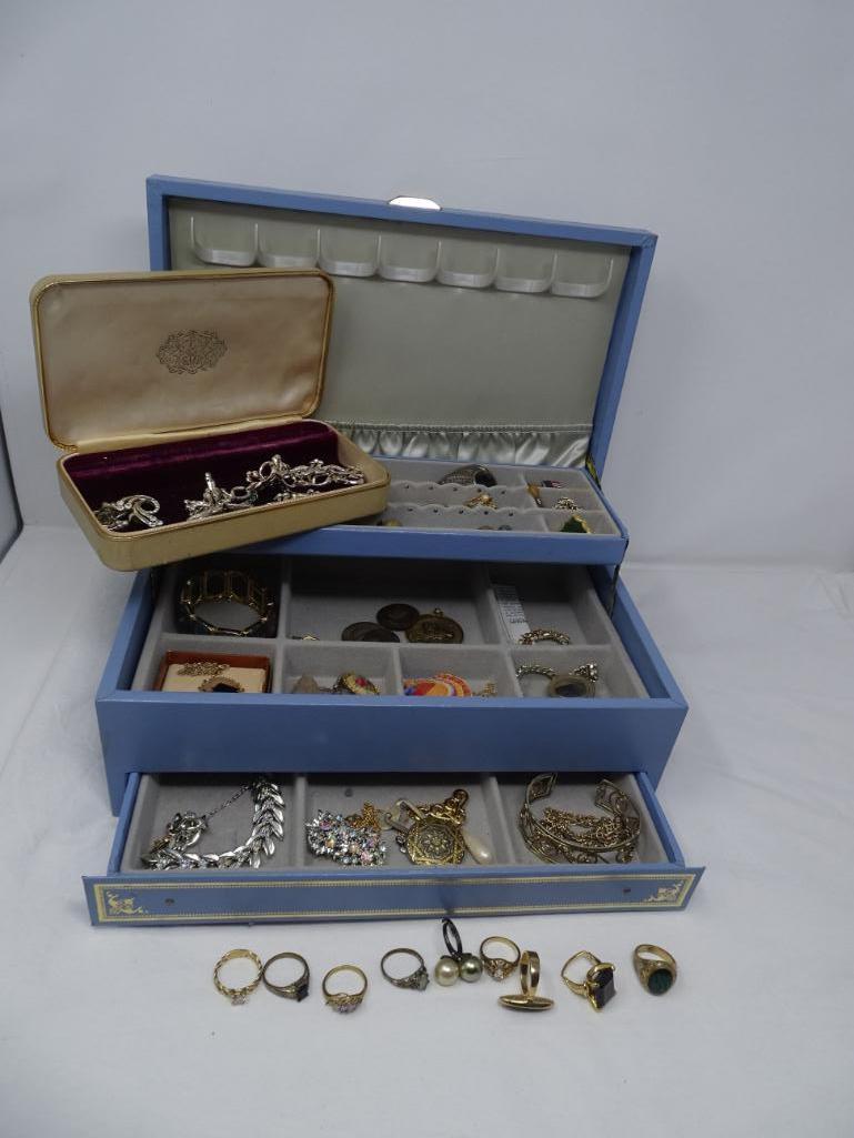 Jewelry box and contents