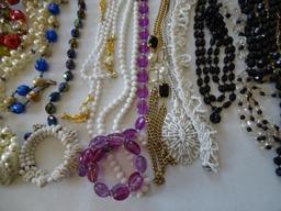 Beaded necklaces and bracelets