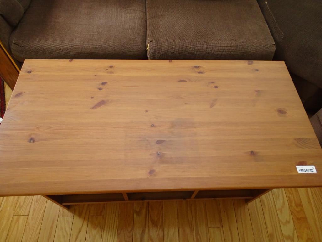 Cubby-hole coffee table (PICK UP ONLY)