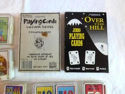 Playing Cards- "Over the Hill"