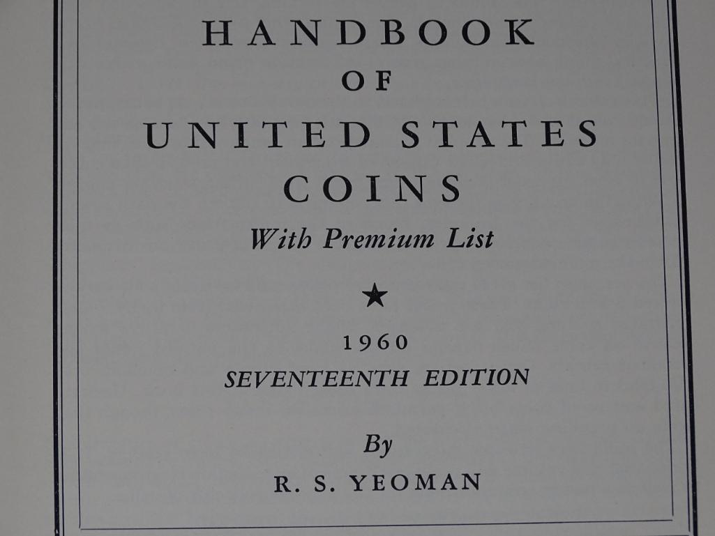 1960 Blue Yeoman Coin Book
