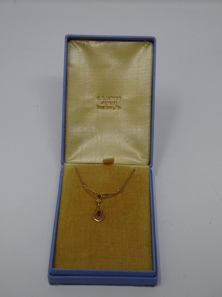 Gold Lavalier