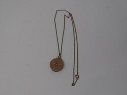 Gold-filled Locket on Chain