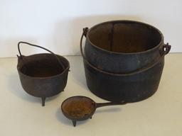 3 Cast iron Items