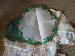 Approx. 21 Bureau Scarves and Doilies