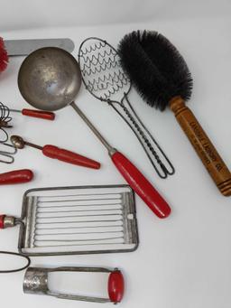 Grouping of Vintage Kitchen Utensils