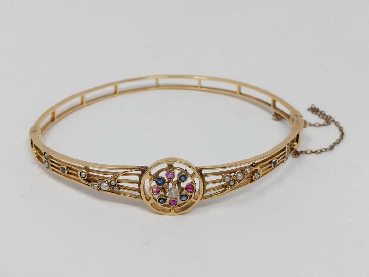 Gold Bangle Bracelet