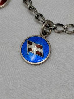 Denmark Sterling Charm Bracelet