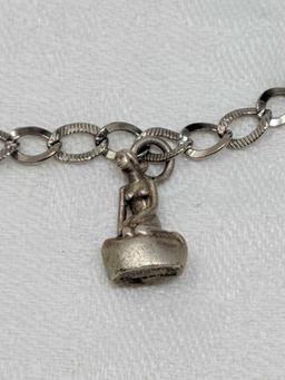 Denmark Sterling Charm Bracelet