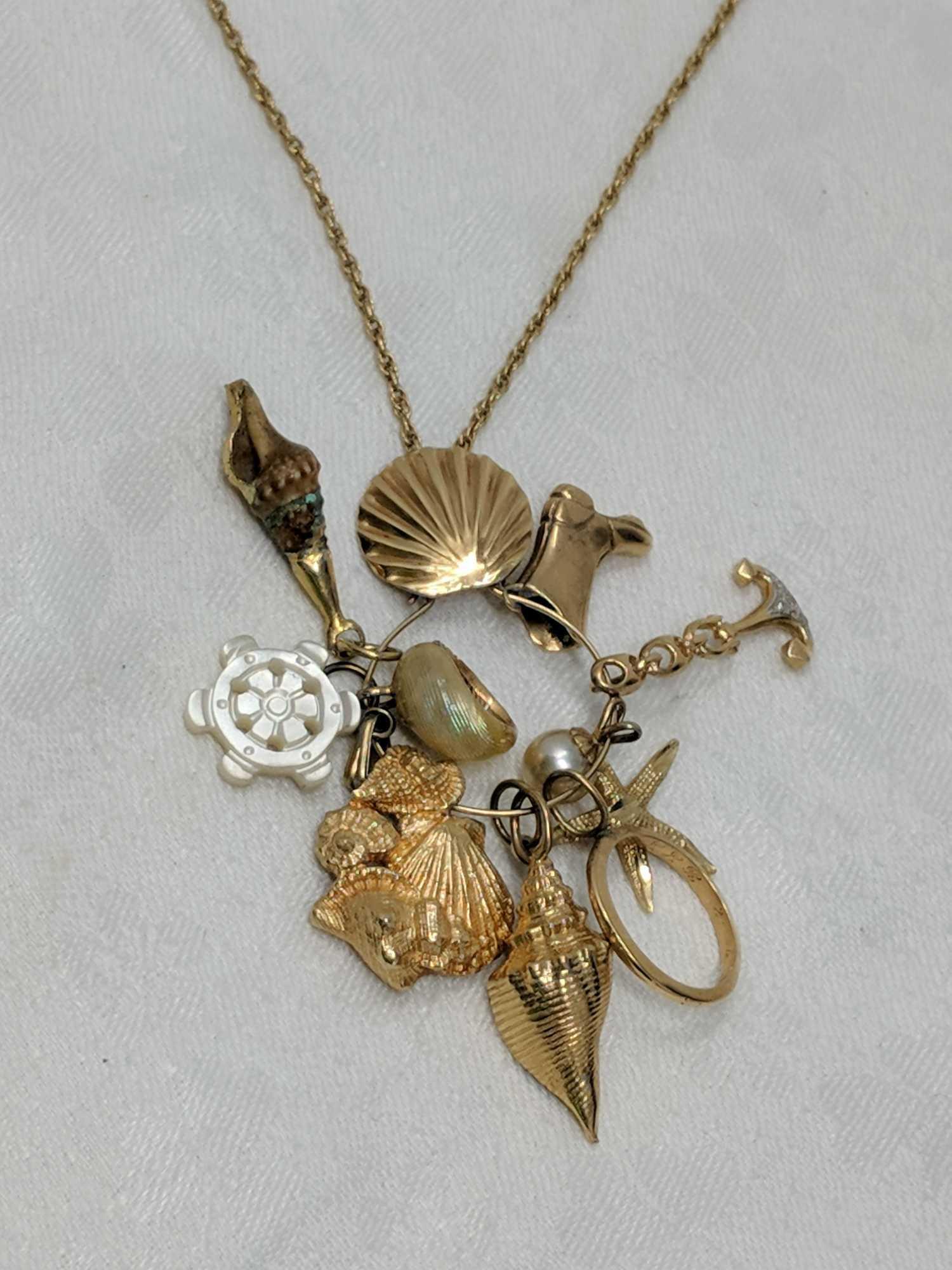 Gold Charm Necklace