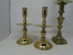 Candle Stands and Hurricane Shade