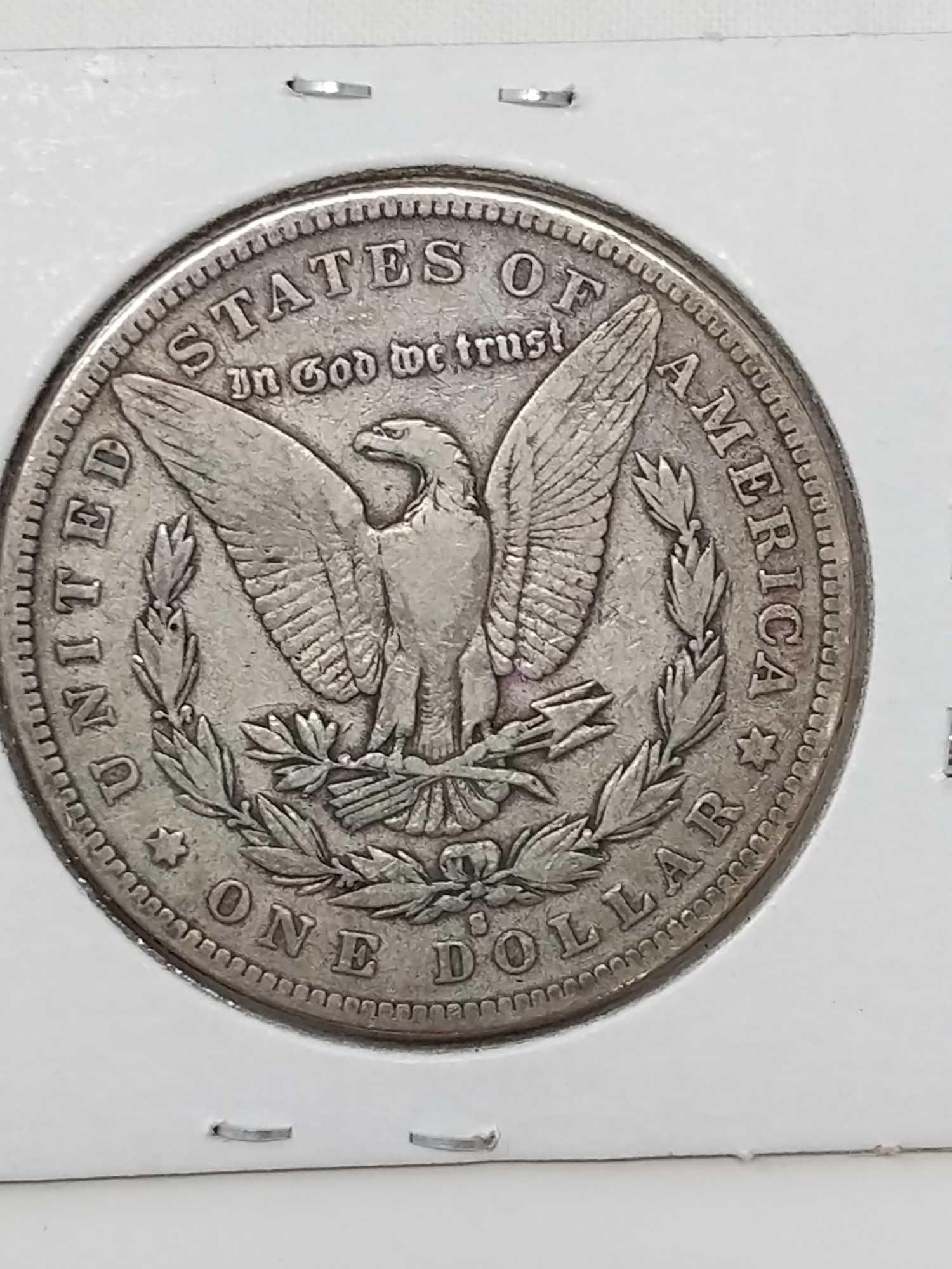 Morgan dollars: 1883S VG-F, 1884S F