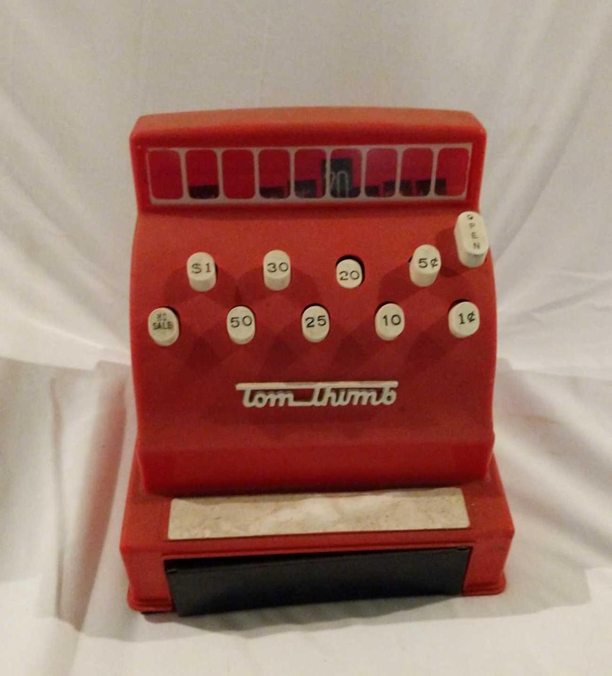 Tom Thumb Toy Plastic Cash Register