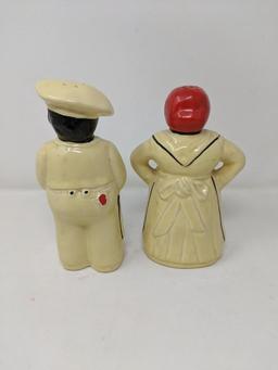 Black Memorabilia- "Salty" & "Peppy" Shakers