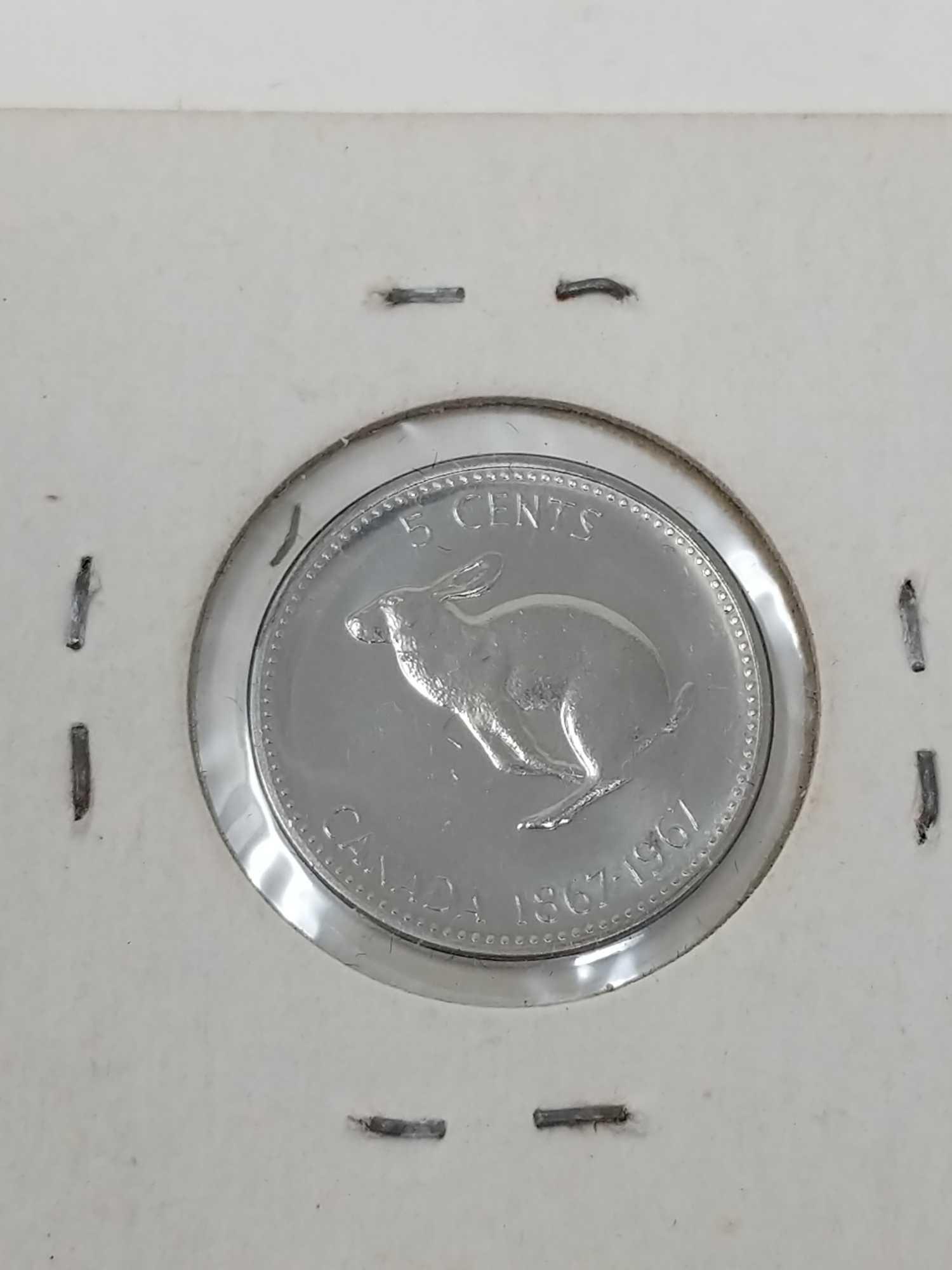 $1 Canadian Notes: 1954 Circ., 1967 Crisp UNC, 1967 BU Year Set, 95 Cents Silver