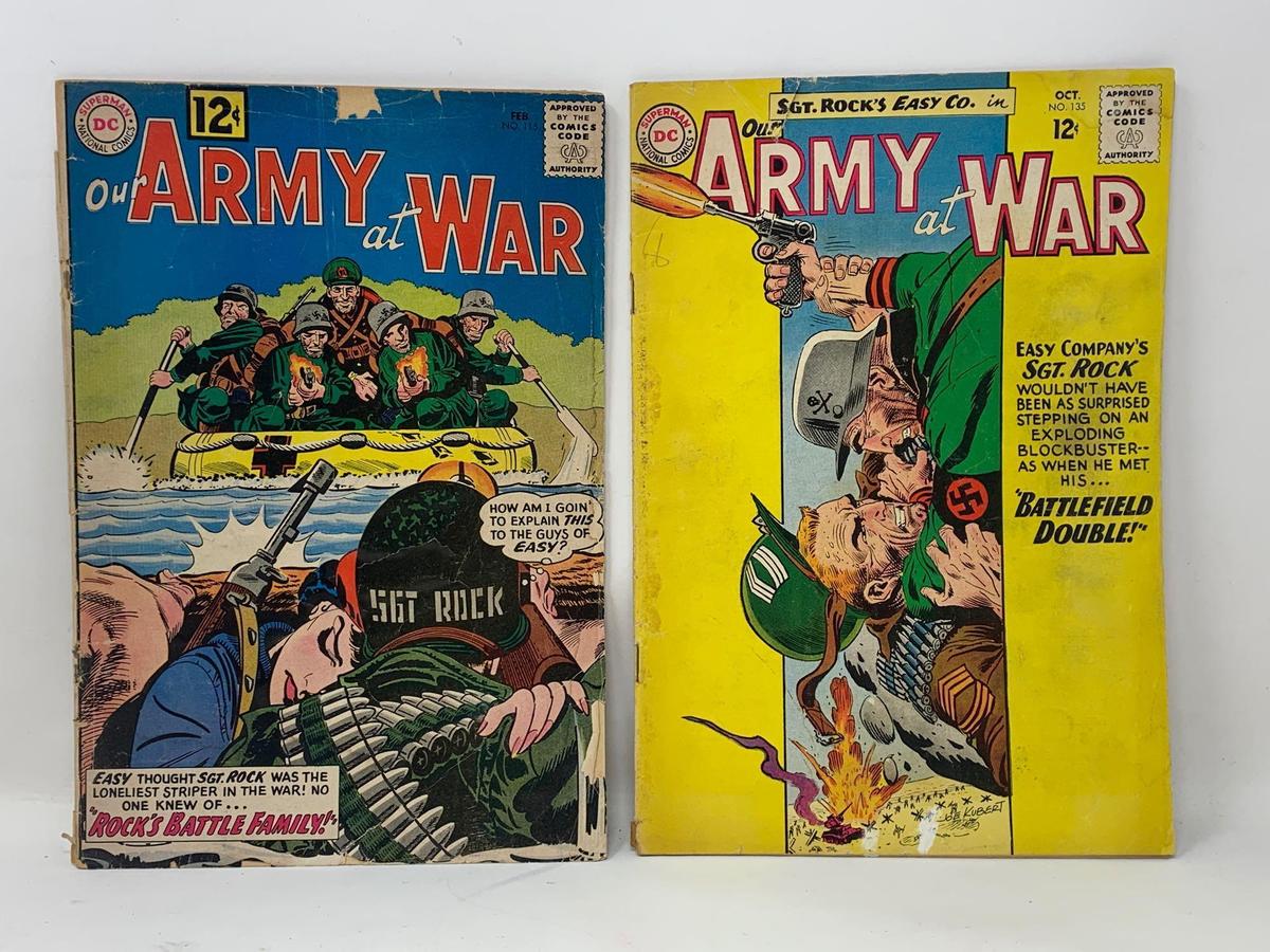 Our Army at War Comic Books by National Periodical Publications