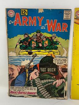 Our Army at War Comic Books by National Periodical Publications