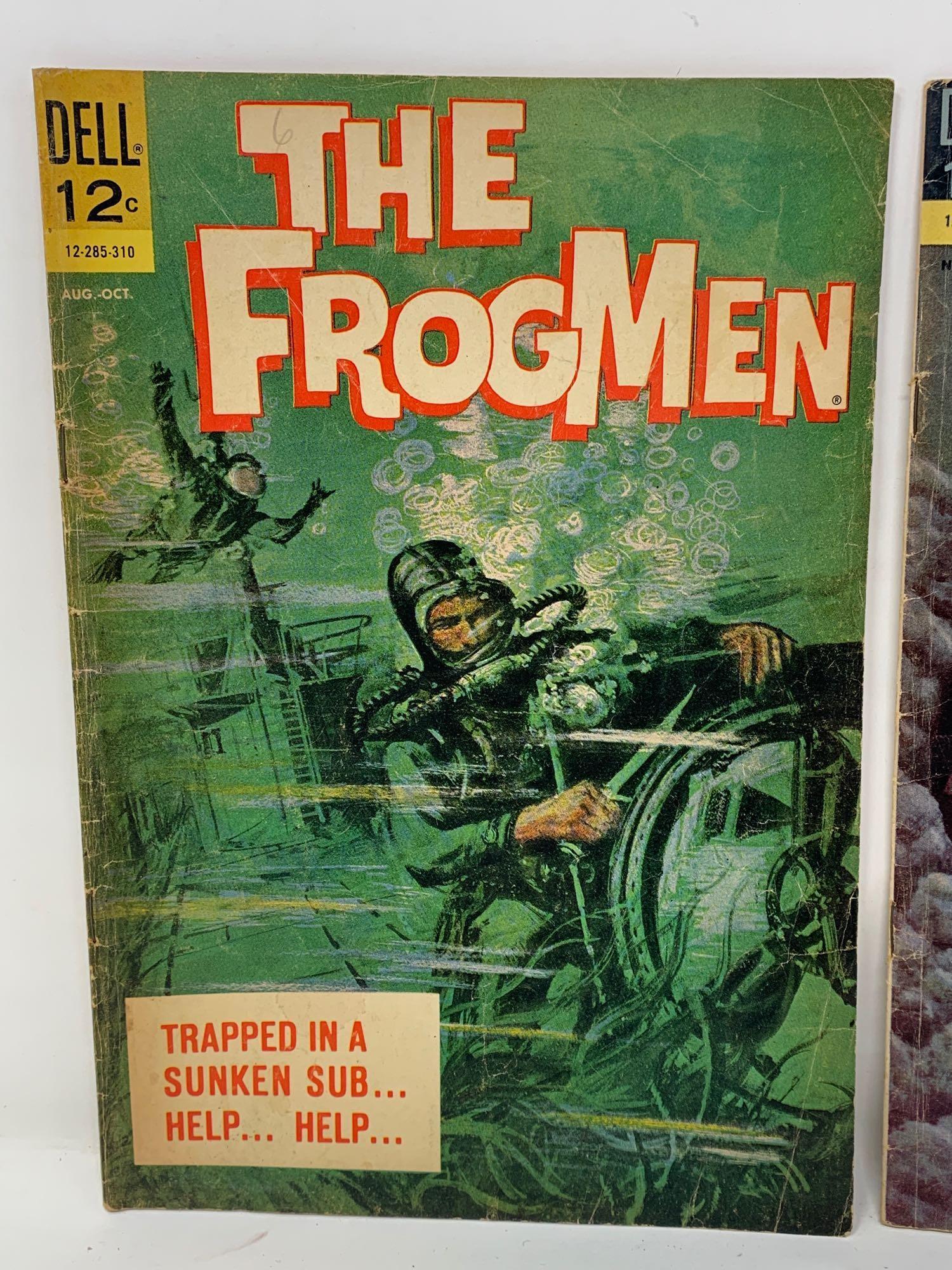 The Frogmen Comic Books by Dell Publishing