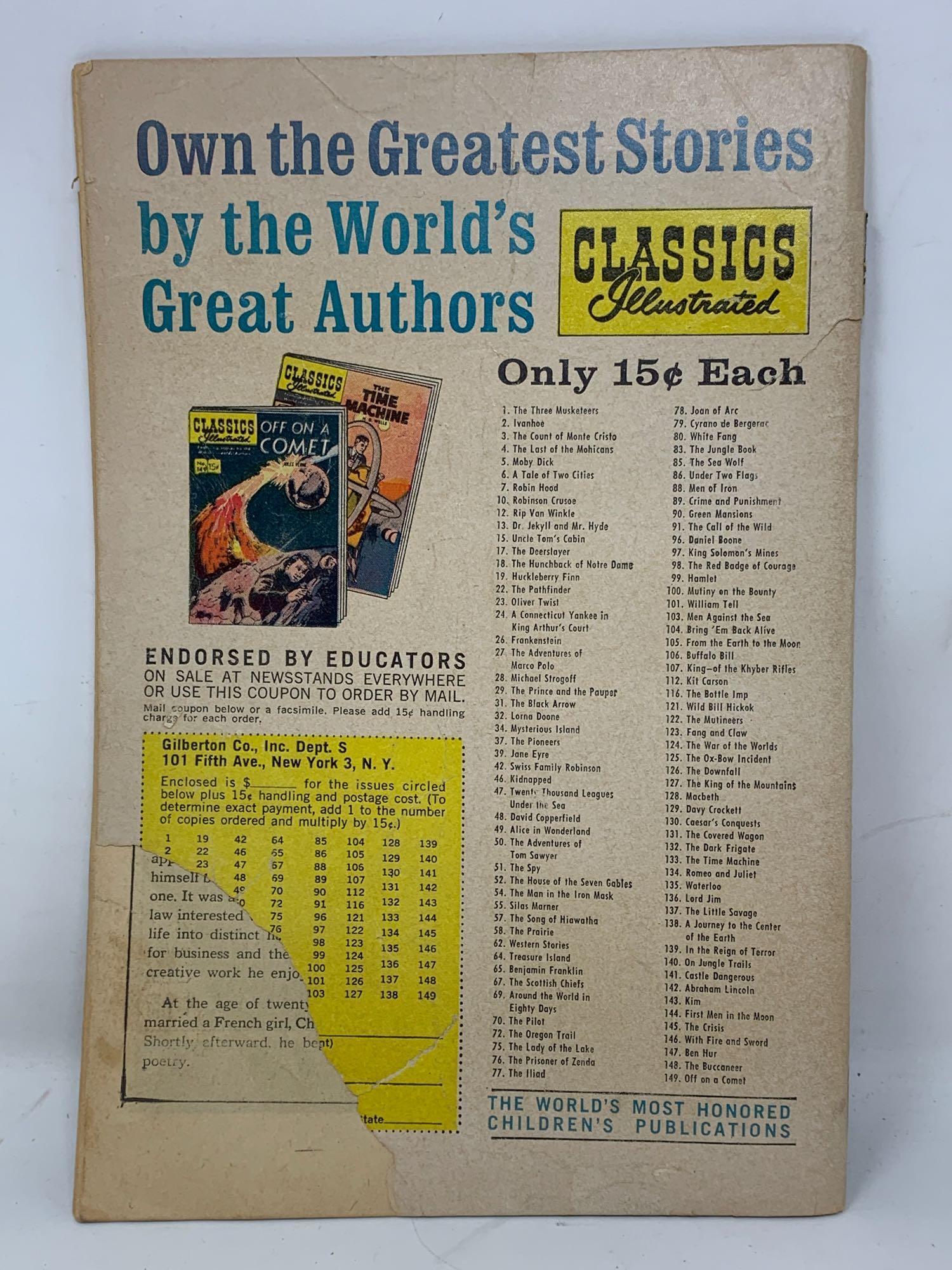 Classics Illustrated Comic Books