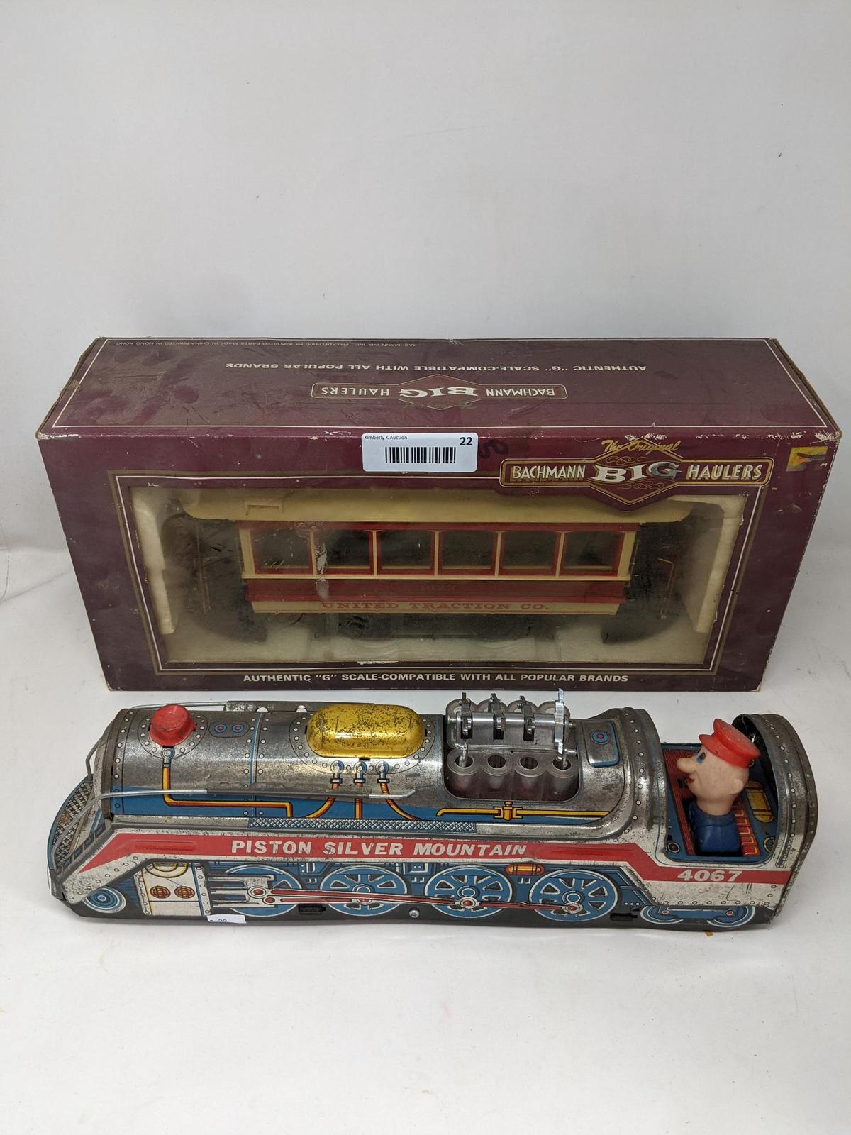 Bachmann Trolley Car -NIB and Battery of Train- As Is