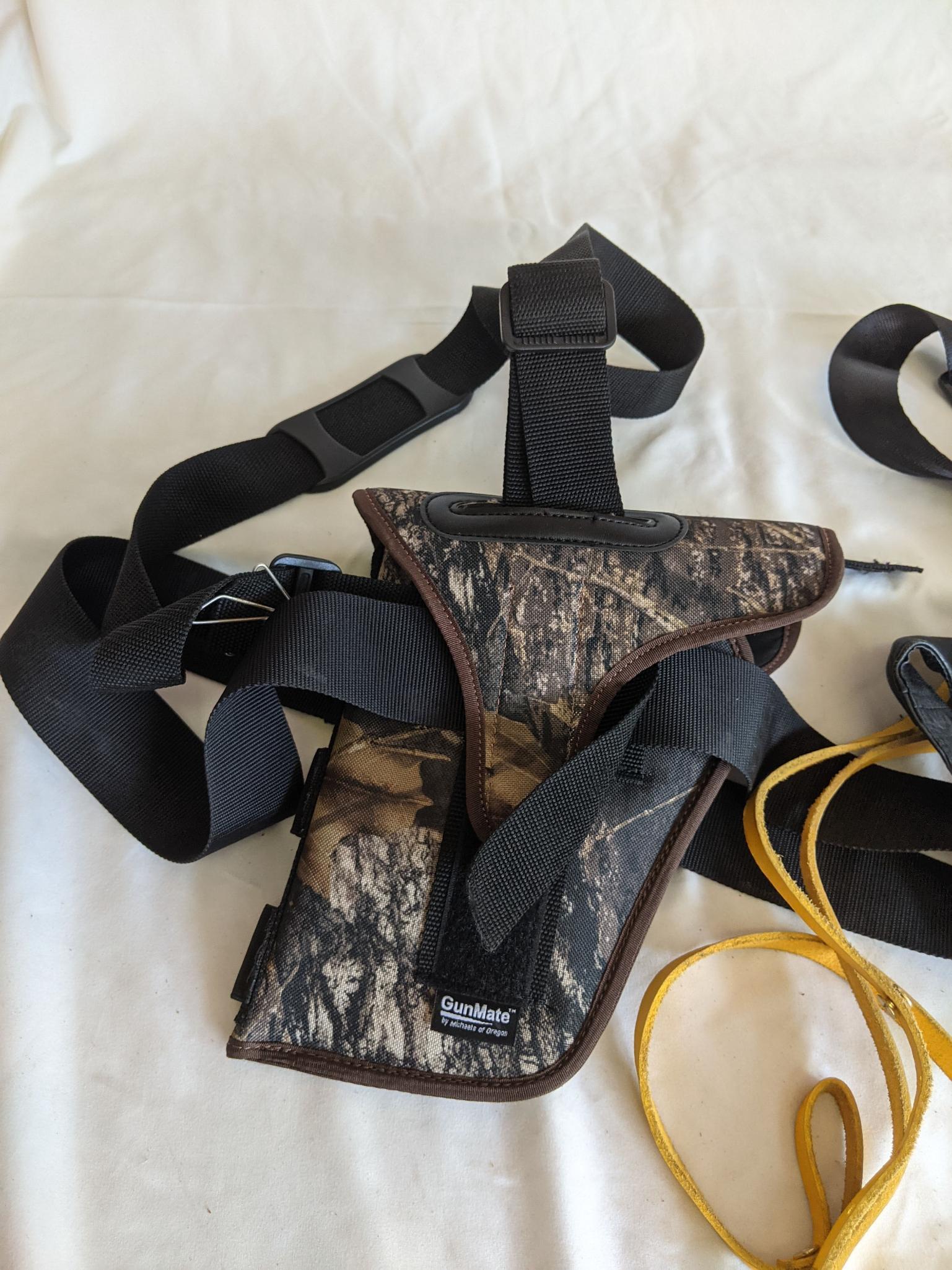 Web Belting with Camouflage Holsters, Other Cases